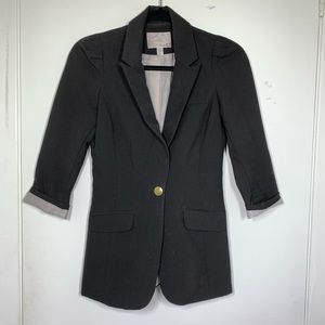 Dynamite Black Fitted Blazer